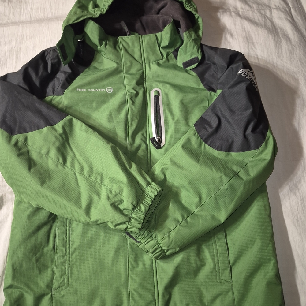 Free Country Green and Gray Jacket